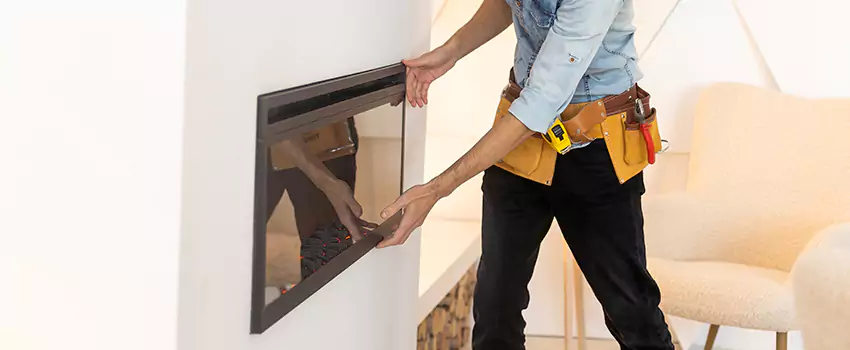 Metal Fireplace Installation in Roseville, Minnesota
