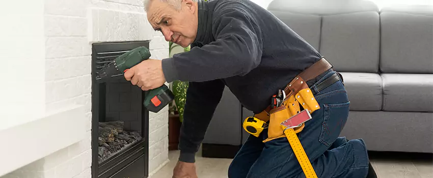 New Indoor Fireplace Installation in Roseville, Minnesota