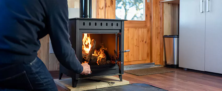 Open Hearth Wood Fireplace Installation in Roseville, MN