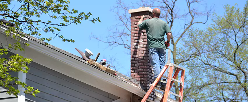 Vinyl and PVC Chimney Flashing Installation in Roseville, MN