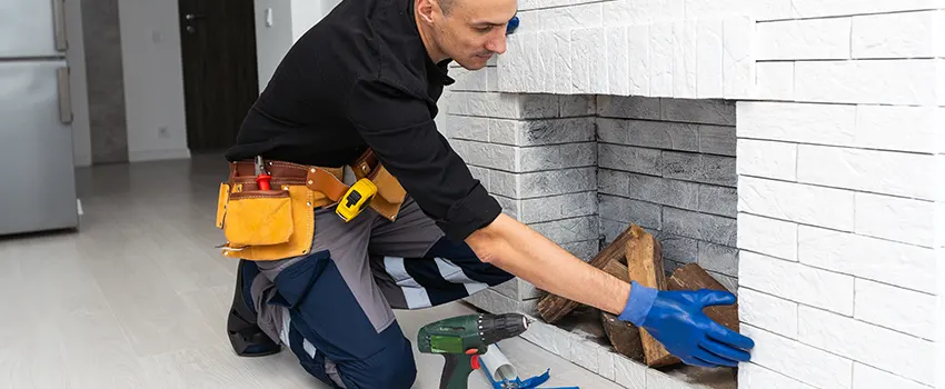 Fireplace Damaged Damper Frame Repair Services in Roseville, Minnesota