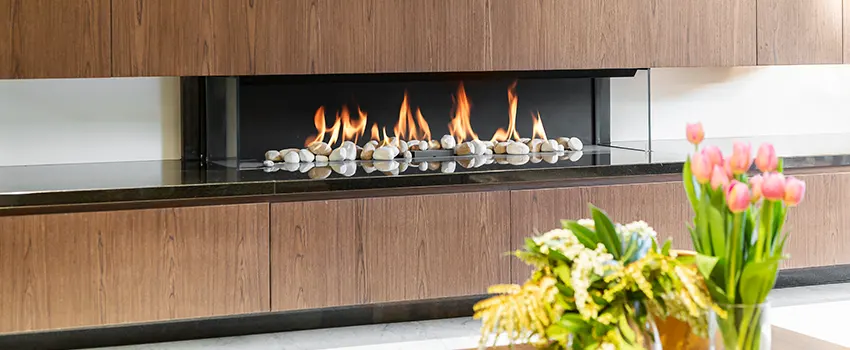 Double-height Fireplace Design Refurbishment in Roseville, Minnesota