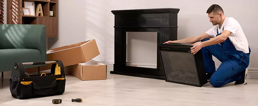 Old Rusted Metal Fireplace Repair And Replacement in Roseville, MN